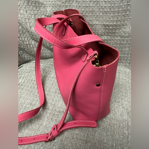 Portland Leather pink medium crossbody - Picture 14 of 16